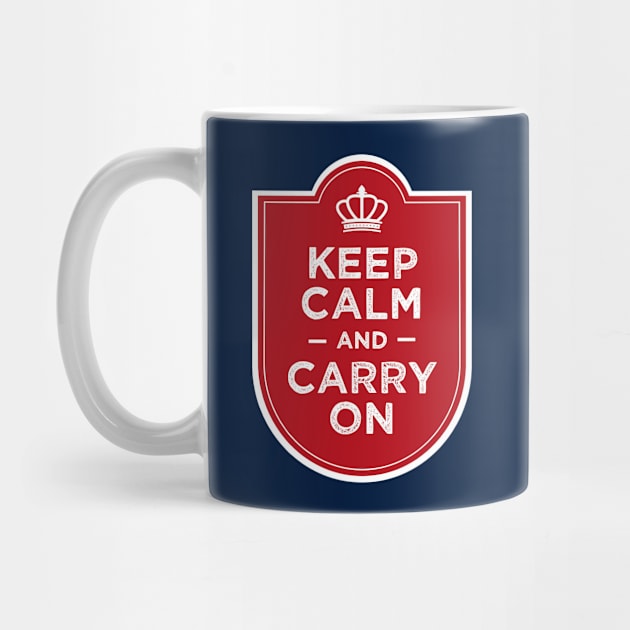 Keep calm and carry on by TompasCreations